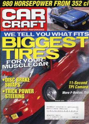 CAR CRAFT 2000 MAR - 351W,426 WEDGE,FALCON CONVERTIBLE